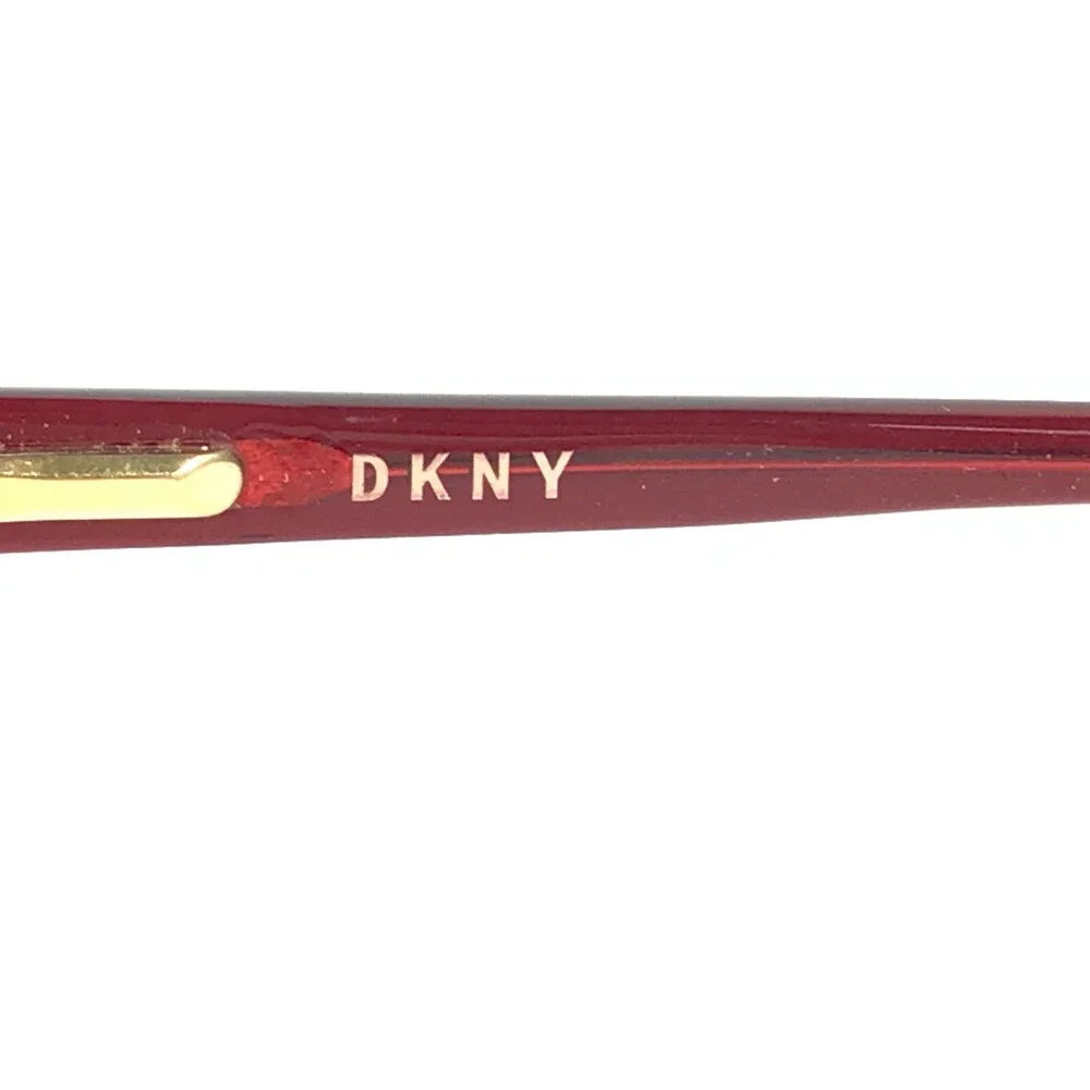 DKNY Eyeglasses Frames DK5010 605 Red Rectangular Full Rim 50-17-135